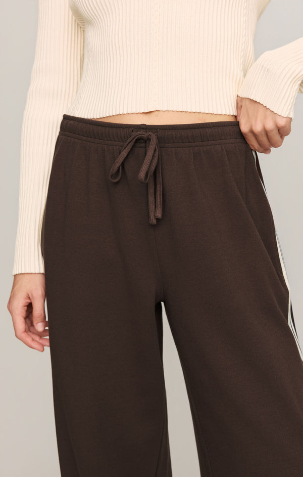 Z Supply Breakaway Track Pant-Chocolate