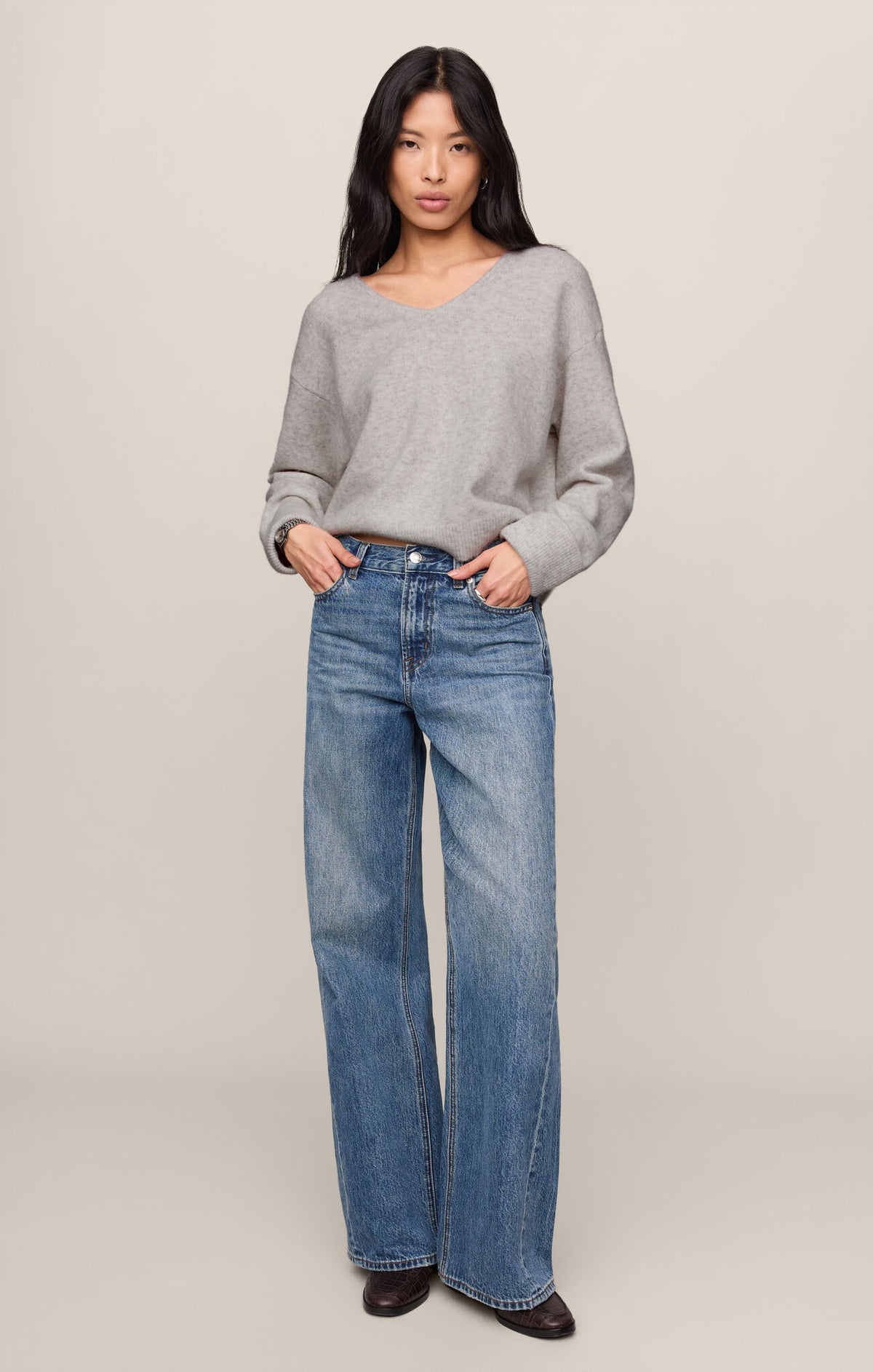 Z Supply Cerro Sweater-Feather Grey