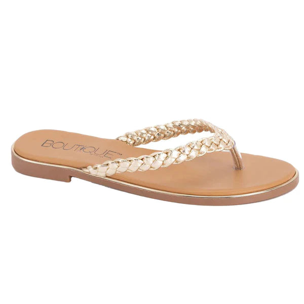 Corkys Pigtail Sandals-Gold