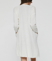 AL Ivory Midi Cardigan