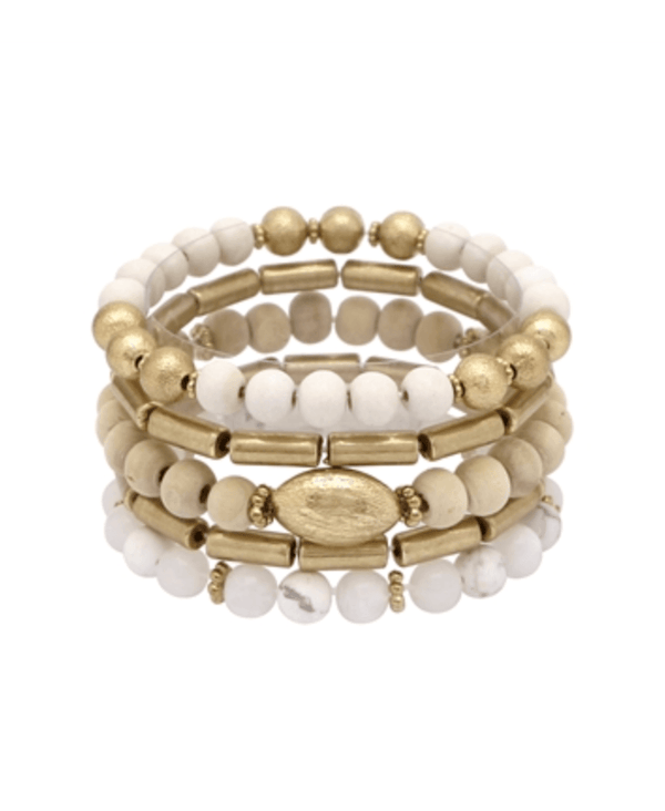 WH 5 Stack Beaded Bracelets