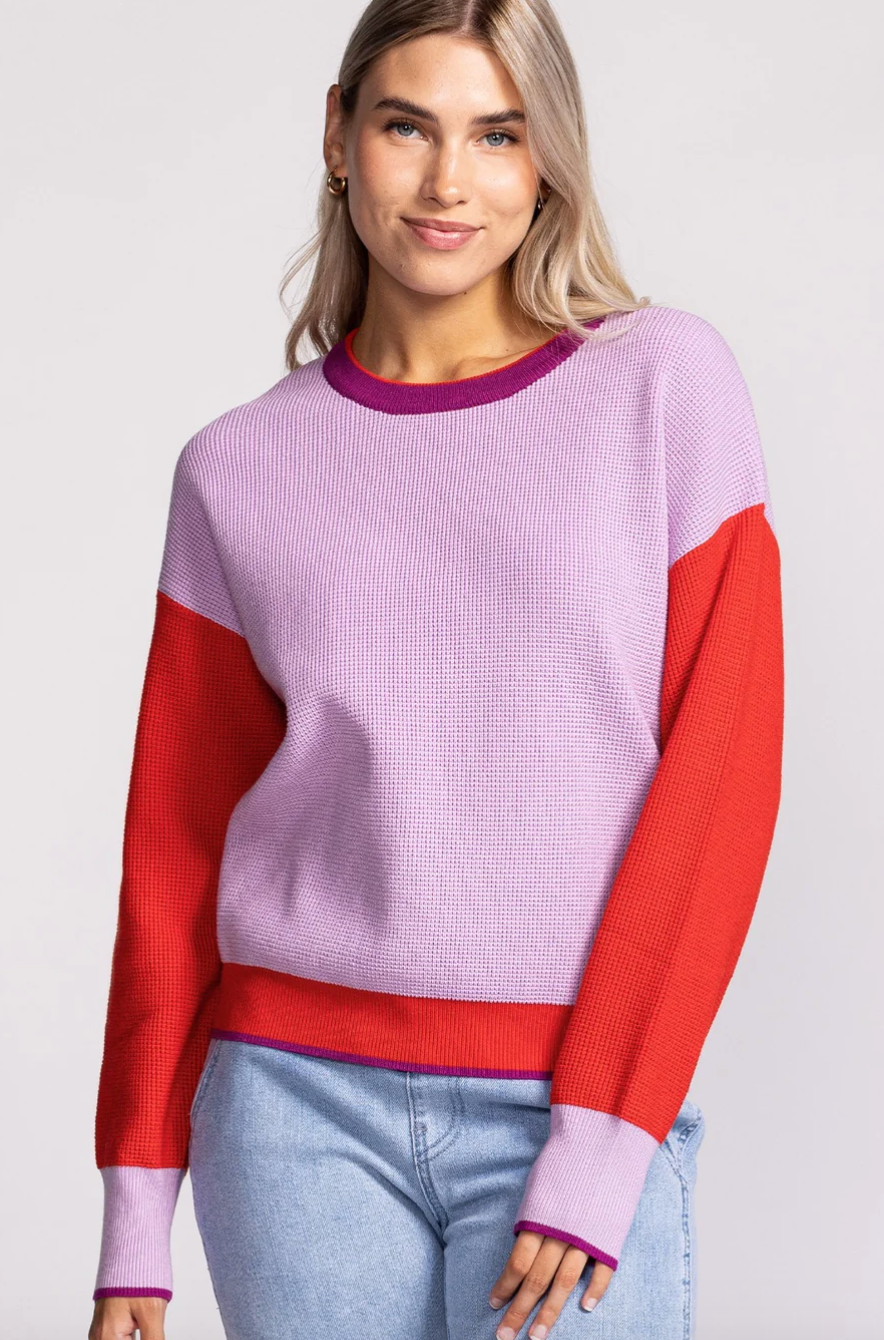 PM Color block Sweater