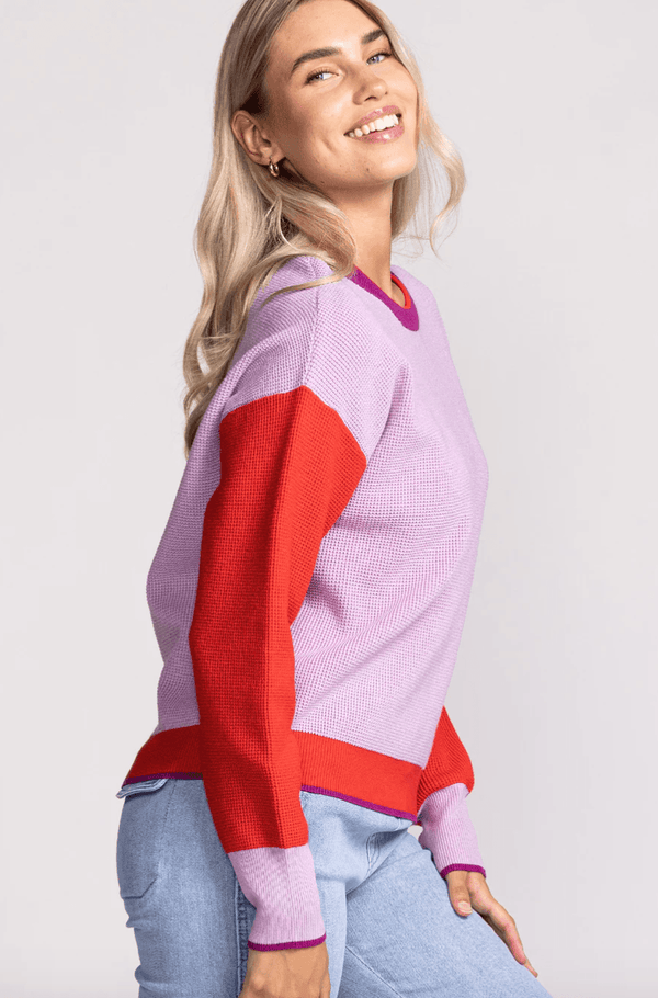 PM Color block Sweater