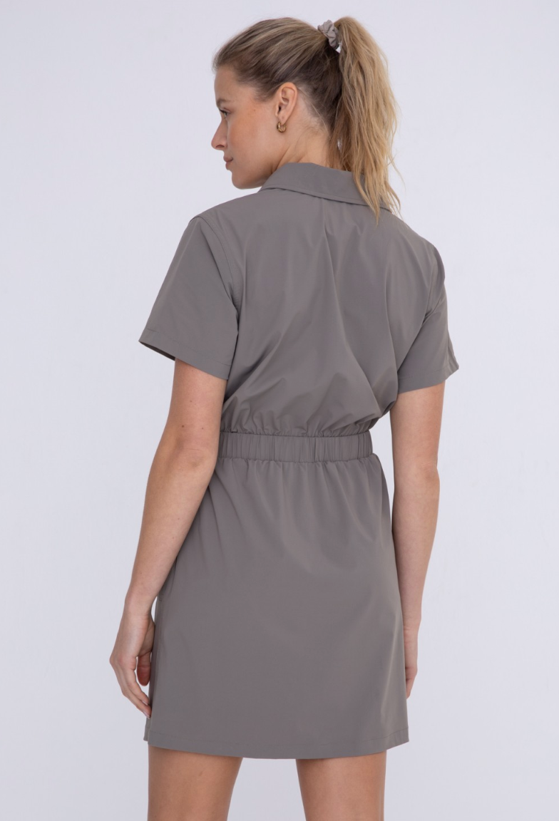 MOB Collared Outdoorsy Dress
