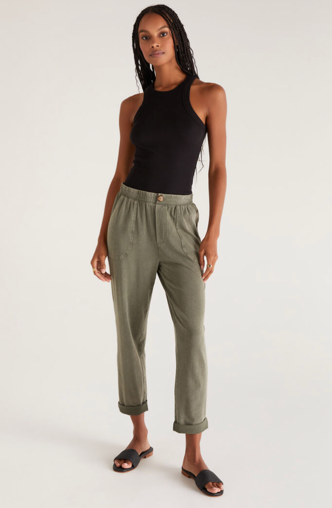 Zsup Jersey Pant-Olive