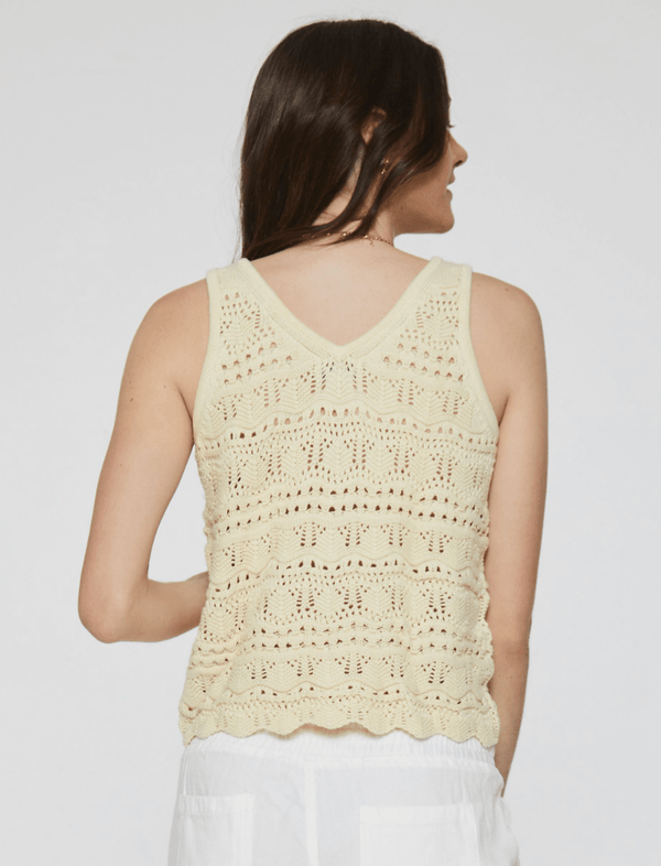 AL Crochet Cinched Front Tank