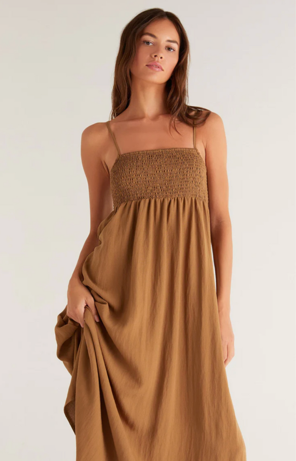 ZSUP Beachside Midi Dress-Otter